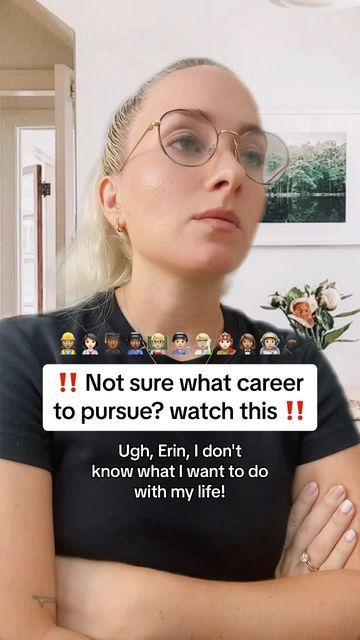 Erin McGoff | AdviceWithErin ✨ on Instagram: "@advicewitherin ✨ Have you ever taken a career aptitude test? 📝 😍 I am OBSESSED with them! In fact, I took a bunch (this video cost me like $80 lol) and picked two that I thought were the best. Career aptitude tests measure your 👁️ personality type 💪 natural strengths ❤️‍🔥 passions 🧠 knowledge & uses all that data to suggest careers (+ specific jobs) that would be an ideal fit for you. 🧮 👉 Comment or DM me “CAREERTEST” & I’ll send you both tests! 👈 They can either validate that what you’re doing currently is right on par 🫡 orrrr maybe open your eyes to different jobs 👀 There are SO MANY jobs out there. 🛳️ Cruise ship actor. 👩🏻‍🍳 Private chef. 🖊️ Freelance notary. 🎥 Props master for film & tv. 🐋 Marine biologist. … the possi Aesthetic Careers, How To Figure Out What Career You Want, Career Test Assessment, Careers For Women, Career Ideas For Women, Career Ideas, Career Aptitude Test, Career Test, Aptitude Test