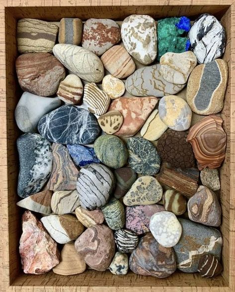 Rocks And Minerals Aesthetic, Rock Collection Aesthetic, Geology Aesthetic, Rock Collection Storage, Polished Rocks, Crystals Collection, Beach Glass Crafts, Rocks And Fossils, Geology Rocks