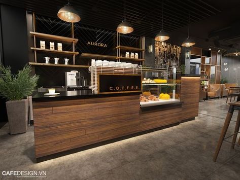 Craftsman Interior Design, Cafe Bar Design, Coffee Shop Counter, Rooftop Restaurant Design, Coffee House Design, Cafe Counter, Bakery Design Interior, Coffee Bar Design, Coffee Shop Interior Design