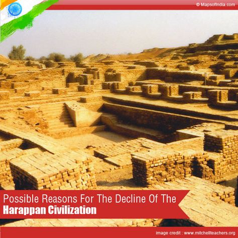 Facts about the Indus Valley Civilization -It is one of the oldest civilizations in the world. People of this civilization were technically very sound. Harappan Civilization, Indus River, Technology Humor, States And Capitals, Indus Valley, Indus Valley Civilization, Sewage System, National Animal, River Basin