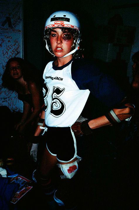 Spot.-029-low-res Roller Derby Girls, Skate Punk, Two Eyes, Derby Girl, Roller Girl, Punk Scene, Hermosa Beach, Youth Culture, Roller Derby