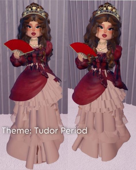 Discover Pinterest's best ideas and inspiration for Dress to impress theme tudor period. Get inspired and try out new things. Dress To Impress Roblox Outfits Ideas Theme Tudor Period, Dti Outfits Tudor Period, Dress To Impress Outfits Roblox Game Theme Coronation, Tudor Period Dti Outfit, Dti Theme Tudor Period, Tudor Period Dress To Impress Outfit, Dti Theme Modern Royalty, Tudor Period Outfit, Dress To Impress Tudor Period