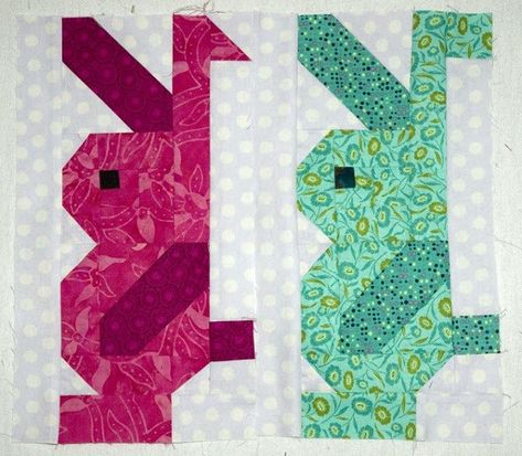 23 Free Easter Patterns to Sew - Jacquelynne Steves Bunny Tutorial, Standing Bunny, Bunny Quilt, Spring Quilts, Childrens Quilts, Barn Quilt Patterns, Holiday Quilts, Animal Quilts, Quilt Block Pattern