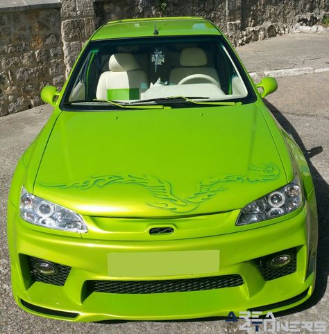 Imagen del reportaje gráfico un coche Tuning, perteneciente a la revista digital Area4tuners.es sobre un Peugeot 306 Green Unicorn, Peugeot 306, Toyota Mr2, Colour Ideas, Seat Leon, Audi A4, Peugeot, Bmw Car, Bmw