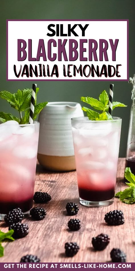 Blackberry Lemonade Recipe, Blackberry Bourbon Lemonade, Blackberry Tea Recipe, Blackberry Drinks Non Alcoholic, Blackberry Mead Recipe, Black Drinks Non Alcoholic, Blackberry Punch Non Alcoholic, Blackberry Simple Syrup, Non Alcoholic Drink Recipes