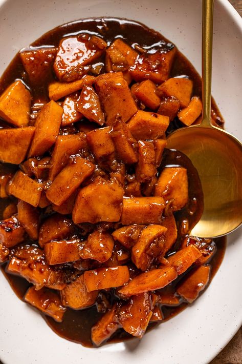 Southern Candied Yams Recipe | Orchids + Sweet Tea Instapot Candied Yams, Best Candied Yams Recipe, Southern Candied Yams, Candied Yams Recipe, Candied Yams, Yam Or Sweet Potato, Yams Recipe, Honey Bbq Chicken, Candy Yams