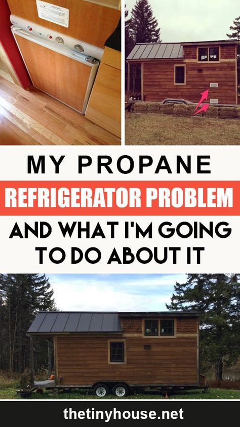 Recently my propane Refrigerator is creating some problems. Read to know about the problems and what I am going to Easy Diy Home Improvement Ideas, Propane Refrigerator, House Heater, Propane Appliances, Cheap Tiny House, Tiny House Family, Tiny House Appliances, House Plumbing, Deep Freezer