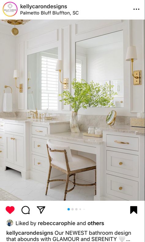 Master bathroom Master Bath Suite, Master Bath And Closet, New Bathroom Designs, New House Bathroom, White Bathroom Designs, Master Bath Remodel, Bathroom Renos, Bathroom Remodel Master, House Bathroom