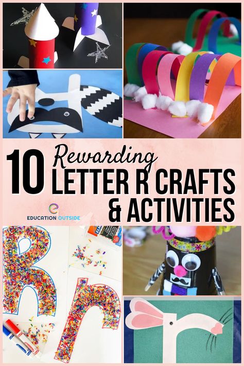 Learning the alphabet is one of the fundamental lessons for preschoolers. After all, the alphabet is their foundation for various tasks such as reading and writing. If you’re on the lookout for some cool and fun activities to aid your alphabet lessons, these letter R crafts on our list might give you awesome ideas! Things That Start With R Preschool, Preschool Letter R Crafts, The Letter R Preschool, R Letter Craft Preschool, Letter R Crafts For Kindergarten, Letter R Arts And Crafts For Preschool, Letter R Sensory Bin, Letter R Activity For Preschoolers, Letter R For Preschoolers