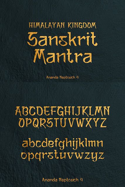 New Nepali Fonts: Ananda Neptouch 4 and Neptouch Caps - Sanskrit Devanagari inspired classic fonts Sanskrit Font, Sanskrit Calligraphy, Thai Font, Typography Logo Fonts, Indian Font, Dussehra Wishes, Happy Dussehra Wishes, Logo Sketches, Fashion Basics