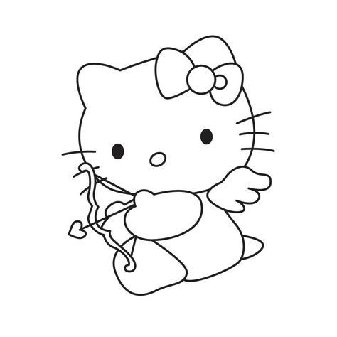 Image Hello Kitty Stencil, Pumpkin Templates, Printable Pumpkin Stencils, Kitty Pumpkin, Hello Kitty Stickers, Pumpkin Stencils Free, Hello Kitty Pumpkin, Pumpkin Stencils, Pumpkin Template