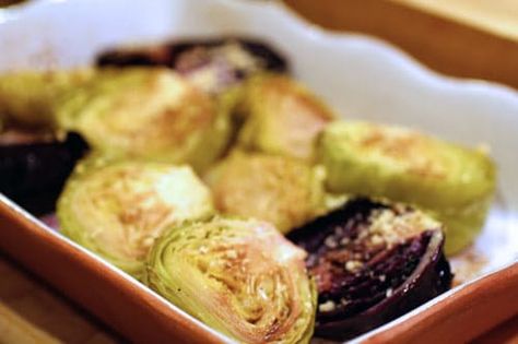 Recipe: Roasted Baby Cabbage Baby Cabbage Recipe, Roasted Side Dishes, Best Cabbage Recipe, Baby Cabbage, Slow Roasted Tomatoes, Csa Recipes, Roasted Cabbage, Roasted Vegetable Recipes, Grilled Pork Chops