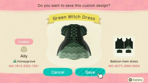 Witch Tumblr, Dress Creator, Code Clothes, Animal Crossing Qr Codes Clothes, Witch Dress, Bar Designs, New Animal Crossing, Animal Crossing Qr, Search Bar