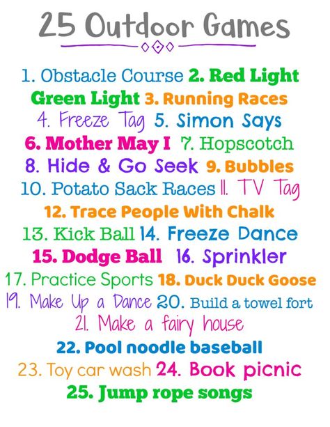 Things To Do At A Playground, Outdoor Class Activities, Daycare Gym Activities, Sport Games For Summer Camp, Outside Preschool Games, Outdoor Games For Kindergarteners, Outdoor Playground Activities, Elementary Games Outdoor, Games To Play In The Gym