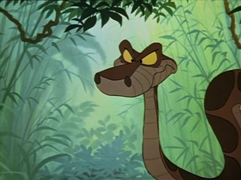 Jungle Book Snake, Kaa Jungle Book, Kaa The Snake, Jungle Book Characters, The Jungle Book 2, Evil Quotes, Disney Movie Art, Jungle Book Disney, Digimon Adventure 02