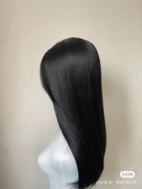 Black Wig Aesthetic, Exotic Hair Color, Pretty Hair Cuts, Pin Straight Hair, Hair Motivation, Latina Hair, Straight Black Hair, Hair Inspiration Long, Hair Tutorials Easy