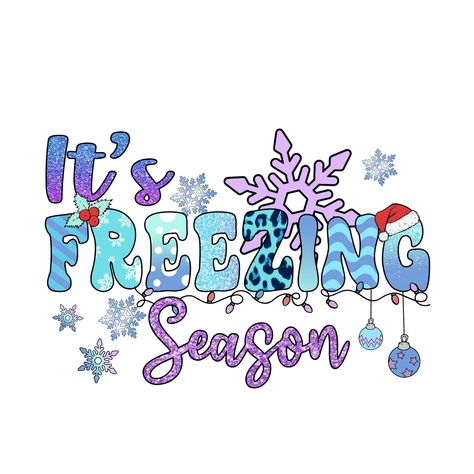 December Widget, Christmas Png Images, Freezin Season, Snow Png, Clothes Printing, Christmas Clip Art, Winter Png, Holiday Png, Door Signs Diy