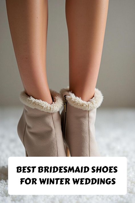 Best Bridesmaid Shoes for Winter Weddings