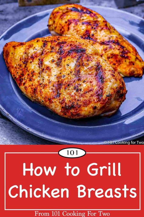 Learn how easy it is to grill the best juicy chicken breast on your gas grill. Preparation, seasoning, grill setup, and how long to grill are all covered in this easy recipe with simple step-by-step photo instructions. Perfect Chicken Breast, Grilled Chicken Tenders, Crispy Chicken Thighs, Bone In Chicken Thighs, Grill Chicken, Moist Chicken, Easy Grilled Chicken, Grilled Chicken Thighs, Perfect Chicken