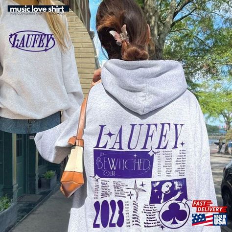 Laufey Merch, Merch Shirt, Merch Hoodie, Tour Merch, Tour Shirt, Love T Shirt, Daily Wear, Hooded Sweatshirts, Hoodie Shirt