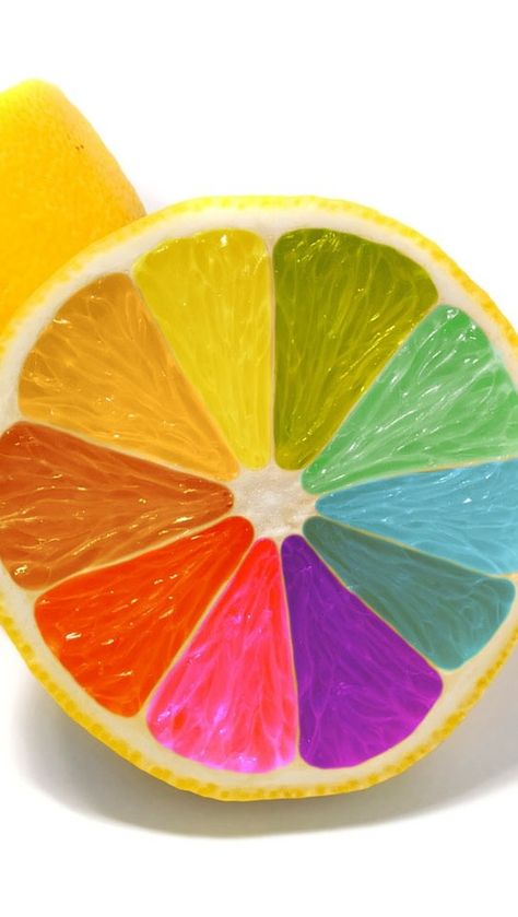 Delicious Color Wheel Projects, Deco Fruit, The Colors Of The Rainbow, The Color Wheel, Wheel Art, Rainbow Food, Creative Desserts, Colors Of The Rainbow, Rainbow Aesthetic