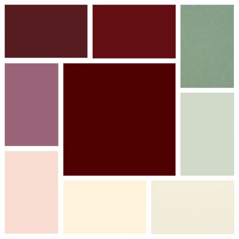 Dark Reds, Burgundy, Mauve, Blush, Ivory, Cream, Pale Greens Burgundy And Cream Living Room, Burgandy Color Pallet, Burgundy Color Combinations, Maroon Color Palette, Olive Living Rooms, Burgundy Bedroom, Burgundy Background Aesthetic, Burgundy Aesthetic, Burgundy Living Room