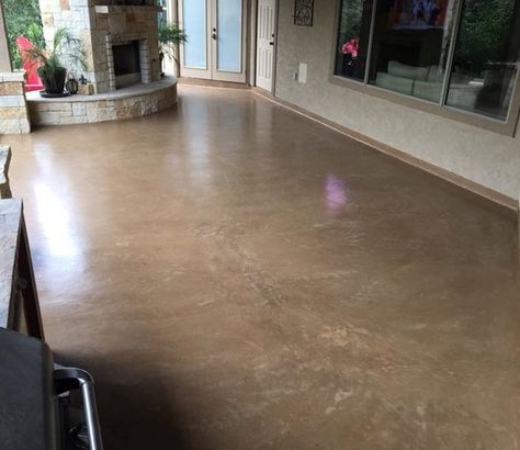 Concrete Floor Resurfacing – Refinishing & Crack Repair | SUNDEK Refinish Concrete Floors, Cleaning Concrete Floors, Acid Stain Concrete, Flooring Design Ideas, Decorative Concrete Floors, Concrete Dye, Stain Concrete, Concrete Floor Coatings, Tile Refinishing