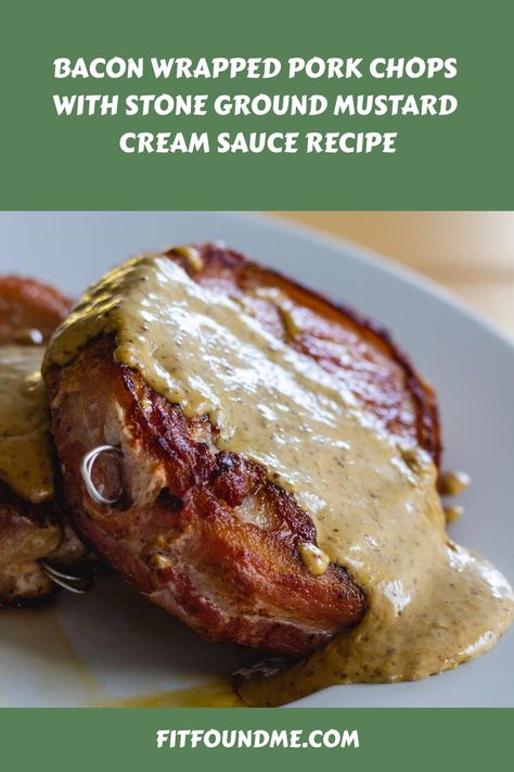 Looking for a decadent yet easy-to-make dinner that fits your keto lifestyle? Look no further! Our Bacon Wrapped Pork Chops with Stone Ground Mustard Cream Sauce are a culinary delight that will leave your taste buds dancing. Perfect for a cozy weeknight dinner, a romantic date night at home, or even a fancy weekend feast, … Stone Ground Mustard Sauce, Pork Tenderloin With Mustard Cream Sauce, Stone Ground Mustard Recipe, Pork Medallions With Mustard Cream Sauce, Pork Tenderloin With Creamy Mustard Sauce, Mustard Cream Sauce Pork, Romantic Date Night At Home, Bacon Wrapped Pork Chops, Mustard Recipes