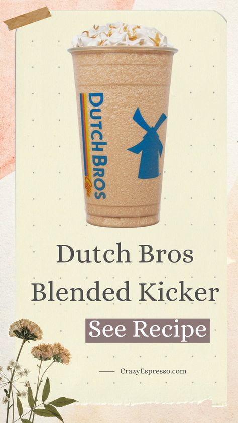 Dutch Bros Blended Kicker (Best Secret Menu Dutch Bros Drink) Dutchbros Drinks Coffee, Blended Mocha Recipe, Bros Aesthetic, Irish Cream Drinks, Dutch Bros Secret Menu, Dutch Brothers, Irish Cream Recipe, Cream Drinks, Dutch Bros Drinks