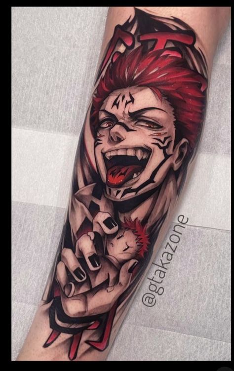 Jujutsu Kaisen Tattoo Ideas, Medium Size Tattoo, Jujutsu Kaisen Tattoo, Sukuna Tattoo, Anime Tattoo Ideas, Medium Size Tattoos, Dragon Head Tattoo, Small Chest Tattoos, Nerd Tattoo