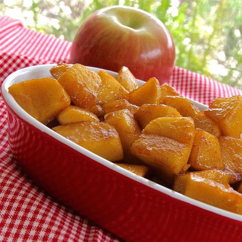 Skillet Apples with Cinnamon Skillet Apples, Apples With Cinnamon, Cinnamon Recipe, Apple Cinnamon Recipes, Baked Cinnamon Apples, Fried Apples, Cinnamon Recipes, Homemade Pancakes, Cooked Apples