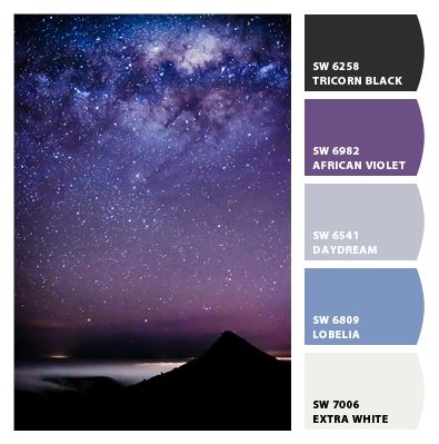 Velaris Color Palette, Galaxy Color Scheme, Galaxy Colors Palette, Universe Colour Palette, Space Pallete Color, Nebula Color Palette, Milky Way Color Palette, Night Sky Color Palette, Galaxy Colour Pallete