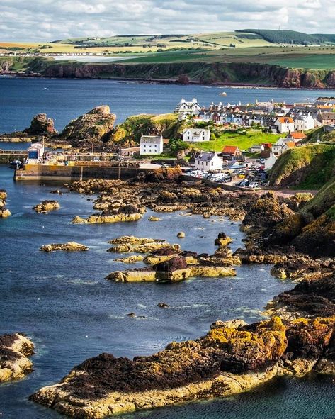 St Abbs is a small fishing village on the southeastern coast of Scotland within the Coldingham parish of Berwickshire. New Asgard, Ties That Bind, England And Scotland, Architectural Photography, Fishing Villages, Travel Nature, See The World, Architecture Photography, Great Britain