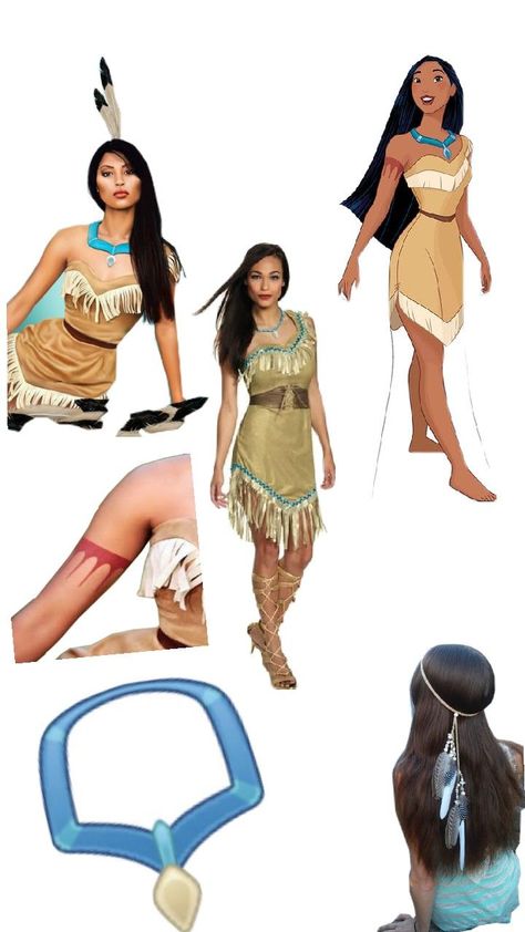 Pocahontas Halloween Costume, Pocahontas Halloween, Pocahontas, Black Hair, Halloween Costumes, Halloween, Disney, Hair, Black