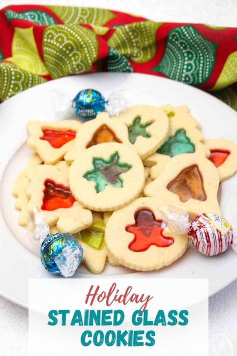 Window Cookies, Glass Cookies, Buttery Sugar Cookies, Stained Glass Cookies, Family Baking, Christmas Cookie Exchange, Cutout Sugar Cookies, Stained Glass Christmas, Christmas Menu