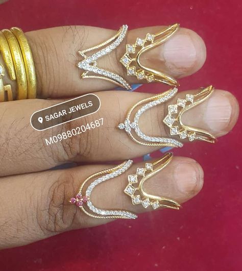 Pradanam Ring Designs Gold, Venki Rings, Pradanam Ring Designs, Anji Ring Gold, Vanki Rings Gold Indian, Pradhanam Rings, Gold Vanki Ring Designs, Vanki Ring, Gold Earrings For Kids