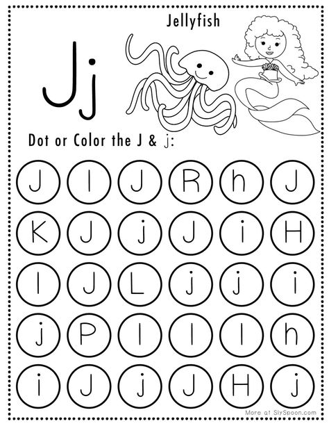 Letter Pages Free Printable, Letter J Lesson Plans Preschool, J Words Preschool, Free Printable Worksheets For Kindergarten, J Preschool Activities, J Art Preschool, Letter J Activities For Kindergarten, Letter J Activity For Preschoolers, Letter J Printables Free