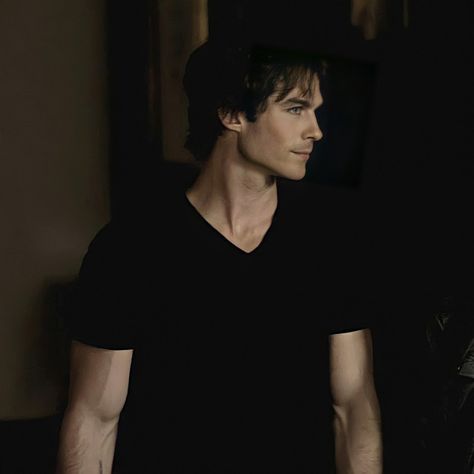 Damon Pfp, Demon Salvator, Damon Salvatore Outfits, Damon Salvatore Pfp, Poster Vampire Diaries, Wallpaper Vampire Diaries, Alaric Saltzman, Ian E Nina, Ian Somerhalder Vampire Diaries