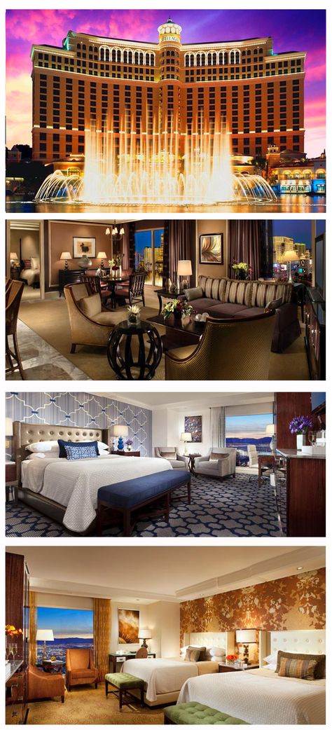 The Bellagio has some of the most luxurious hotels and suites on the Strip. Click the pic to explore more Vegas hotels. Luxury Hotel Bedroom, Las Vegas Attractions, Vegas Attractions, Vegas Hotels, Las Vegas Hotel, Bellagio Las Vegas, Las Vegas Luxury, Hotel Safe, Hotel Suite Luxury