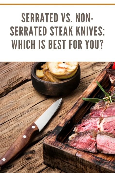 Read on to discover the pros and cons of serrated vs. non-serrated steak knives to decide which is truly the best for you here. Bunny Chow, The Best Steak, Kitchen Staples, Popular Dishes, Japanese Knives, Cook Up A Storm, Juicy Steak, Best Steak, Japanese Knife