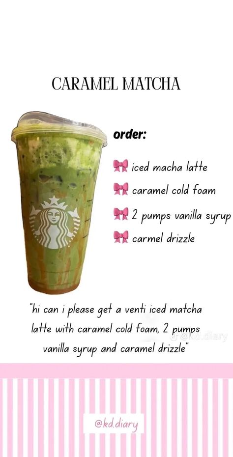 Matcha Starbucks Drinks Order Caramel, Iced Matcha Starbucks Order, Matcha From Starbucks, Matcha Drinks At Starbucks, Matcha Latte Starbucks Order, Boba Starbucks, Starbucks Matcha Order, Sweet Starbucks Iced Coffee, Starbucks Drinks Matcha