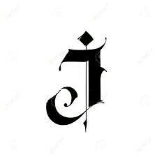 J Gothic Letter, J Drawing Letter, J Tattoo Design, J Font Letter, Letter J Drawing, Letra J Aesthetic, J Aesthetic Letter, J Letter Tattoo Design, Ej Logo