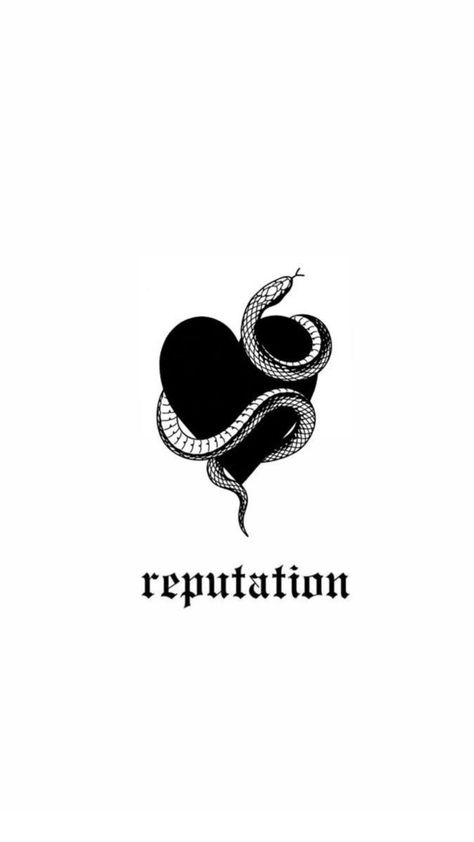 Rep Tattoo, Taylor Swift Rep Tattoo, Reputation Snake Taylor Swift, Taylor Swift Snake Tattoo, Taylor Swift Reputation Art, Taylor Swift Stencil Art, Reputation Taylor Swift Tattoo Ideas, Taylor Swift Reputation Snake, Reputation Snake Tattoo