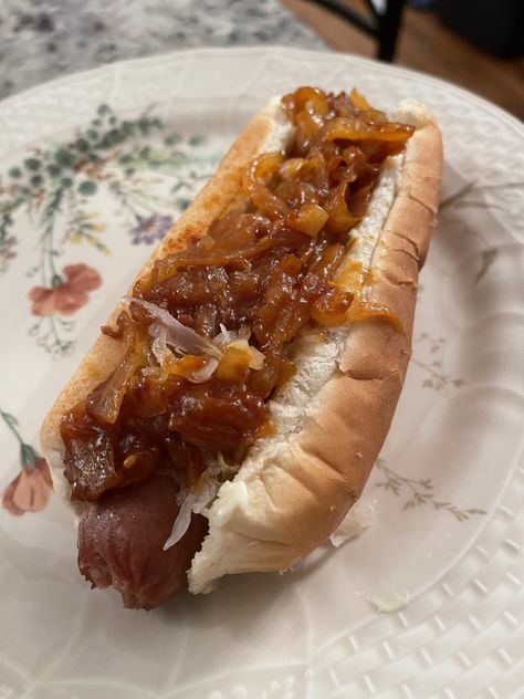 Hot Dog Onions Recipe, Hot Dog Onion Sauce Recipe, Onion Sauce Recipe, Hot Dog Sauce Recipe, Coney Island Hot Dog, Hot Dog Sauce, Hot Dogs Recipes, Hot Dog Chili, Burger Dogs