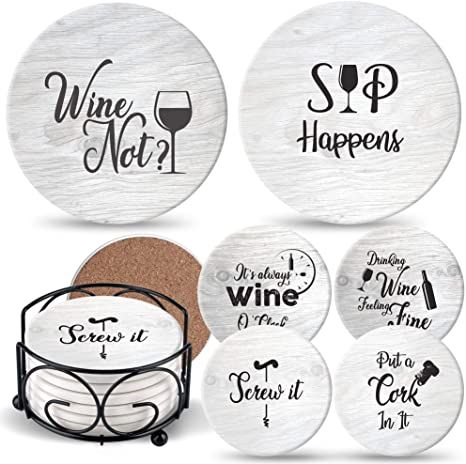 Unique Sayings, Funny Coasters, Cool Coasters, Wine Coasters, Coaster Holder, Marble Coasters, Diy Coasters, Coaster Design, Wine Humor