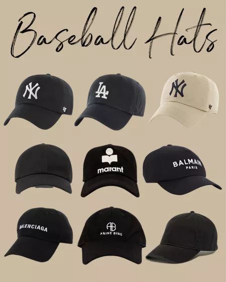 Kat Jamieson, Casual Hats, Hats Baseball Caps, Cap Outfit, Hats Baseball, Balmain Paris, Womens Baseball Cap, Casual Hat, Anine Bing