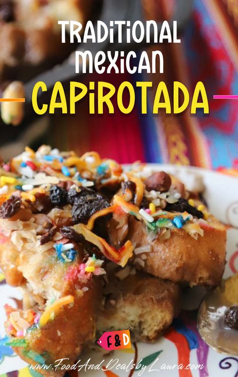 Receta en español: 
Recipe in english: https://foodanddealsbylaura.com/authentic-capirotada-traditional-mexican-recipes-for-lent/ Mexican Capirotada Recipes, Traditional Capirotada Recipe, Mexican Bread Pudding Recipe, Capirotada Recipe, Traditional Mexican Recipes, Recipes For Lent, Mexican Cuisine Recipes, Mexican Bread Pudding, Traditional Mexican Desserts