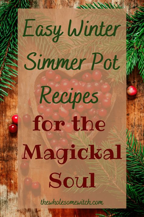 Easy Winter Simmer Pot Recipes for the Magickal Soul - Fall Scent Simmer Pot, Simmer Pot Recipes House Smells Winter, How To Simmer Pot, Witchy Simmer Pot Recipes, Witchy Cupboard, Winter Simmer Pot Recipes, Christmas Simmer Pot Recipes, Winter Simmer Pot, Wholesome Witch