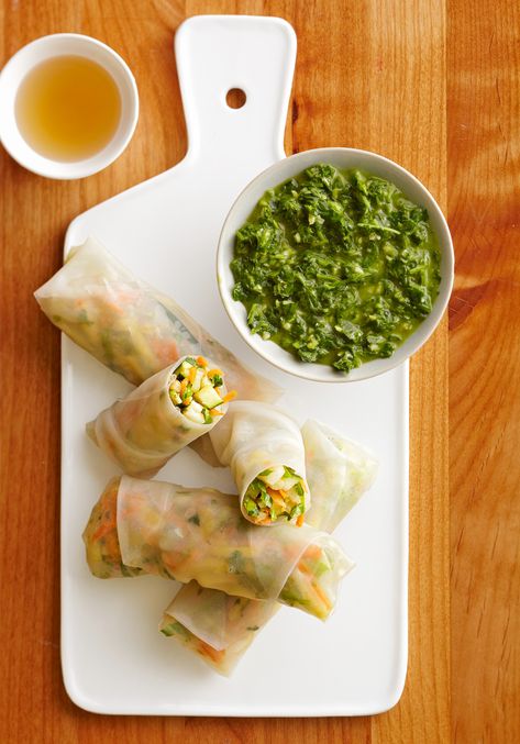 Easy Party Snacks, Snacks To Share, Veggie Spring Rolls, Party Snacks Easy, No Sodium Foods, Party Snack Food, Healthy Vegetable Recipes, Low Salt, Meatless Dinner