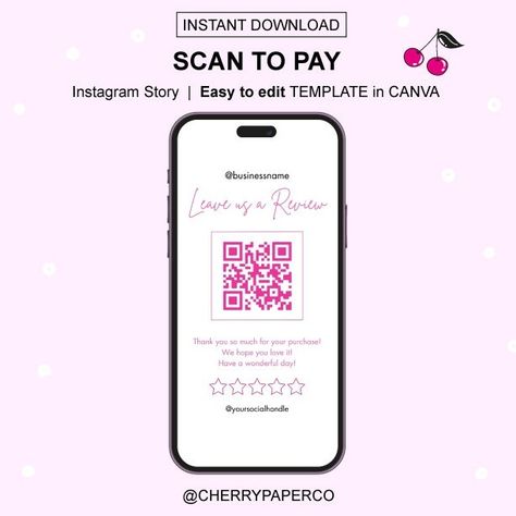 You can use this Scan to Pay for your Instagram Story, post, print and display in your beauty salon or simply use it on your phone. 🦋 Saves Time 😎 Boosts Sales 🩷 Looks Cute! This Qr Code Sign works great for your any business like Lash tech, Hair stylist, Makeup artist, Brow artists and Nail techs. A cute pink Scan To Pay Sign Template very simple to edit in Canva 🩷 https://7cf5d5-65.myshopify.com/products/qr-code-sign-for-small-business-scan-to-pay-sign-template-canva-template-editable-p... Scan To Pay Sign, Instagram Story Post, Scheduling Template, Scan To Pay, Qr Code Sign, Story Post, Price List Template, Lash Tech, Sign Templates